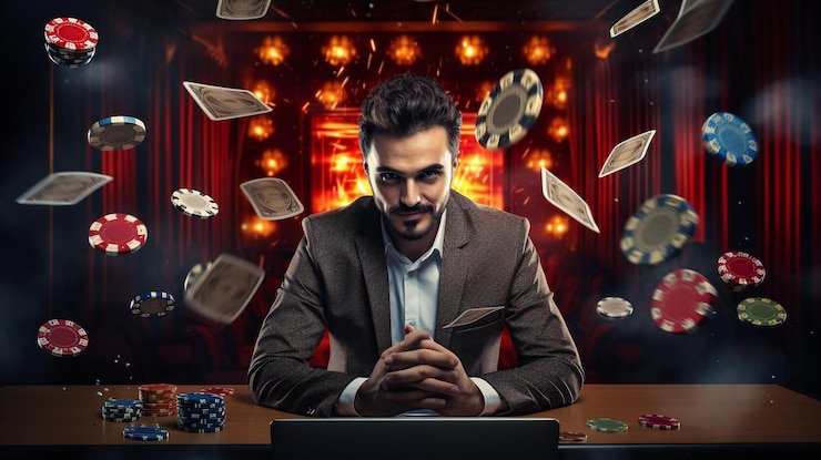 Studio kasino langsung skintoto dengan dealer dan meja blackjack berkamera HD